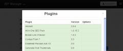 WP Manager screenshot 1