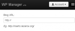 WP Manager screenshot 2