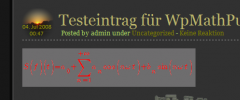 WpMathPublisher screenshot 2