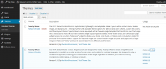 WPMU Theme Usage Info screenshot 1