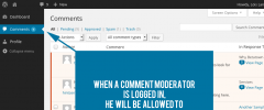 WPsite Comment Moderator screenshot 2