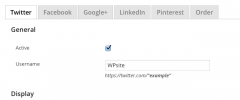 WPsite Follow Us Badges screenshot 1