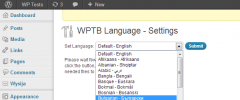 WPTB Language screenshot 1