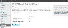WPX Google Analytics screenshot 1