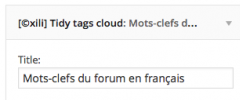 xili-tidy-tags screenshot 6