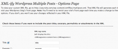 XML-ify Wordpress Multiple Posts screenshot 1