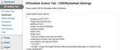 XPandable Author Tab screenshot 2