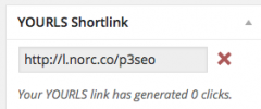 YOURLS Link Creator screenshot 2