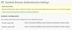 Zendesk for Wordpress screenshot 2