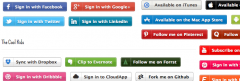 Zocial ButtonZ and IconZ screenshot 1