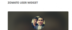 Zomato User Widget screenshot 1