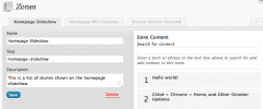 Zone Manager (Zoninator) screenshot 1
